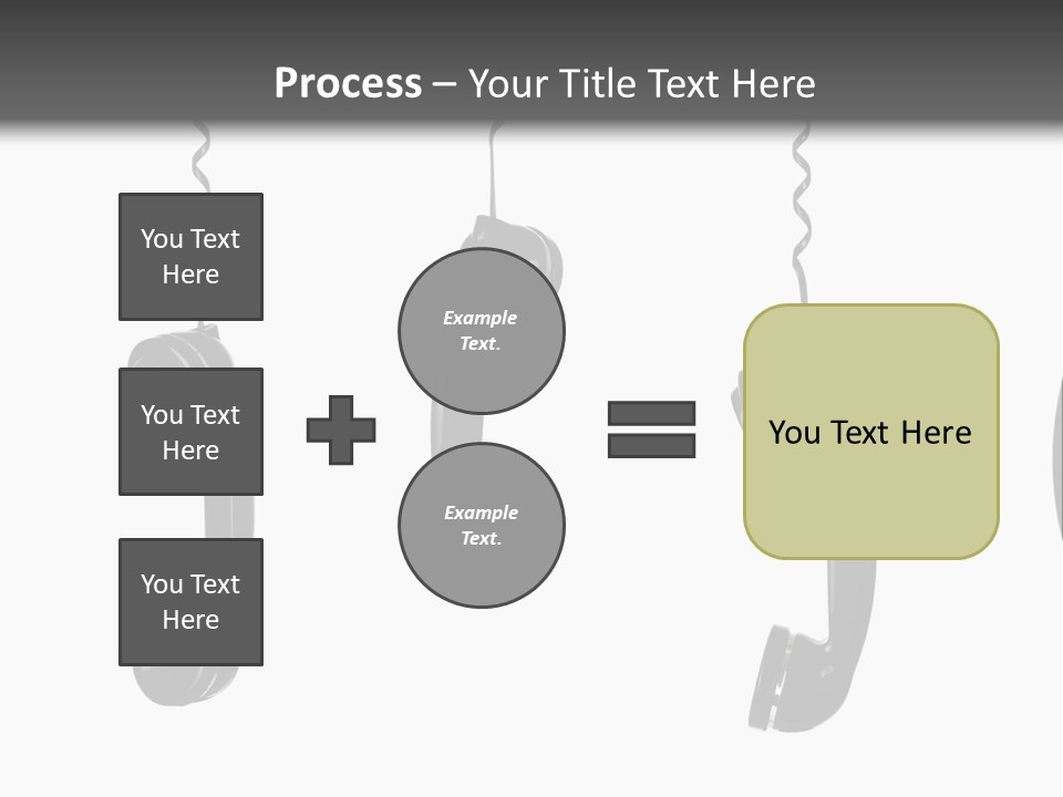 Telephone Office Listening PowerPoint Template