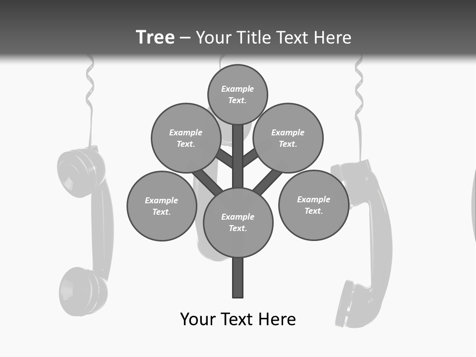 Telephone Office Listening PowerPoint Template