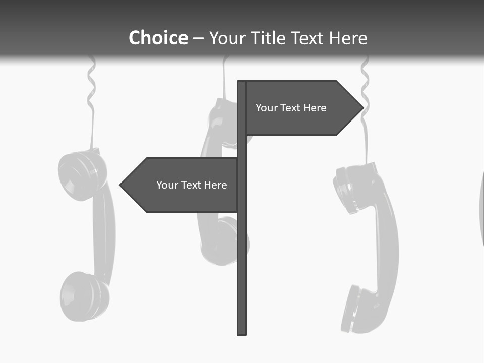 Telephone Office Listening PowerPoint Template