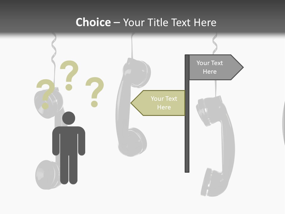 Telephone Office Listening PowerPoint Template