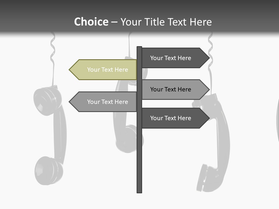 Telephone Office Listening PowerPoint Template