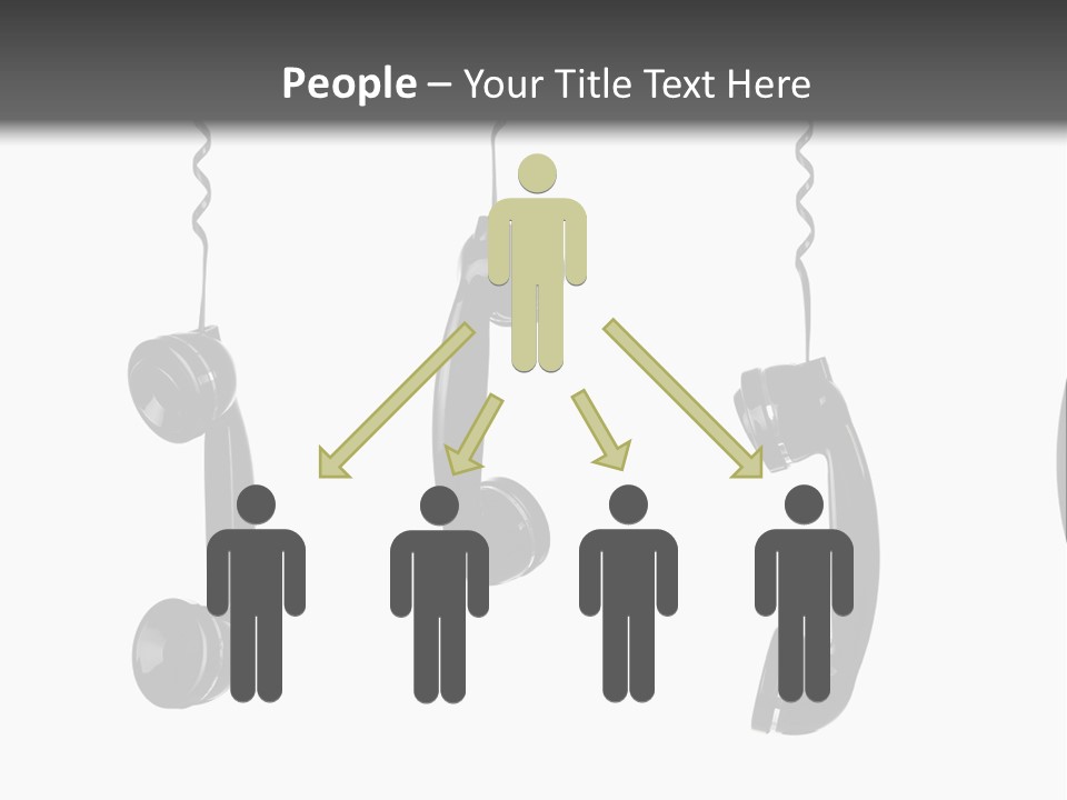 Telephone Office Listening PowerPoint Template