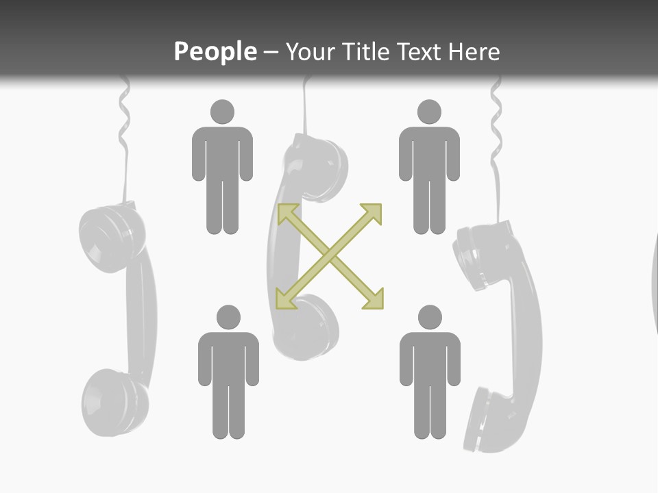 Telephone Office Listening PowerPoint Template