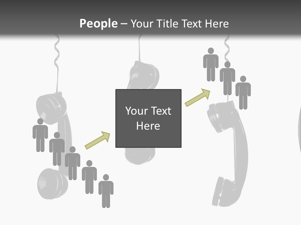 Telephone Office Listening PowerPoint Template