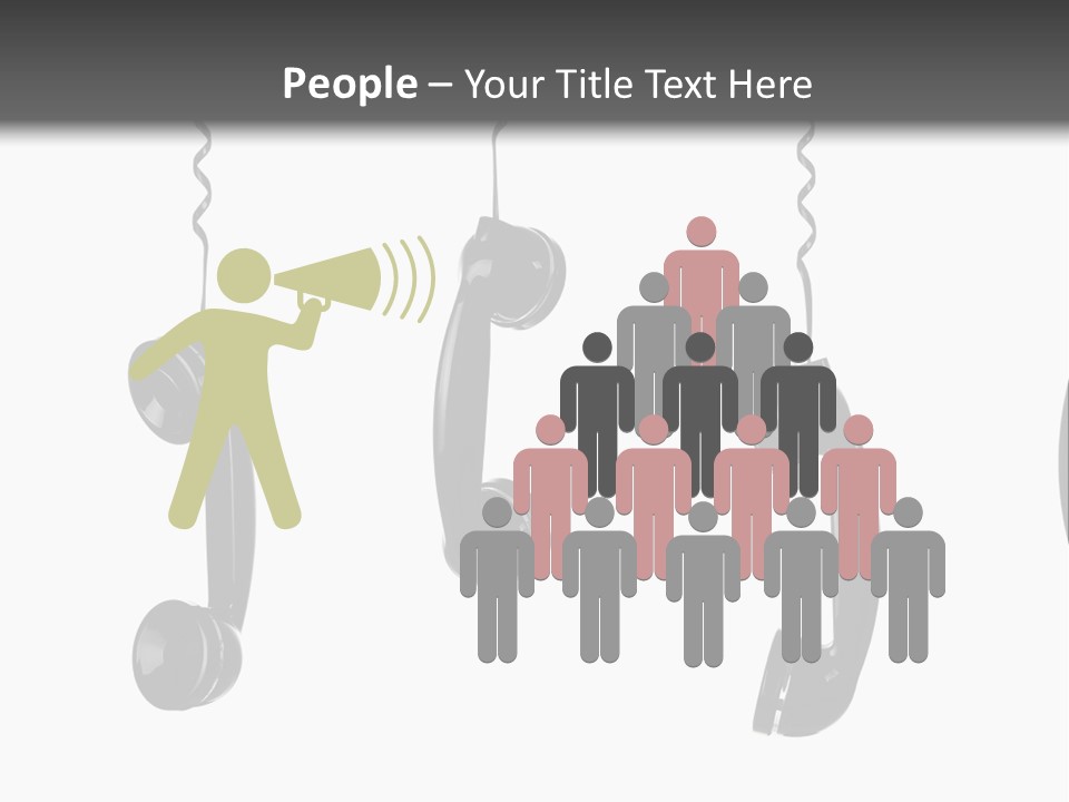 Telephone Office Listening PowerPoint Template