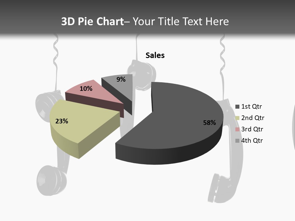 Telephone Office Listening PowerPoint Template