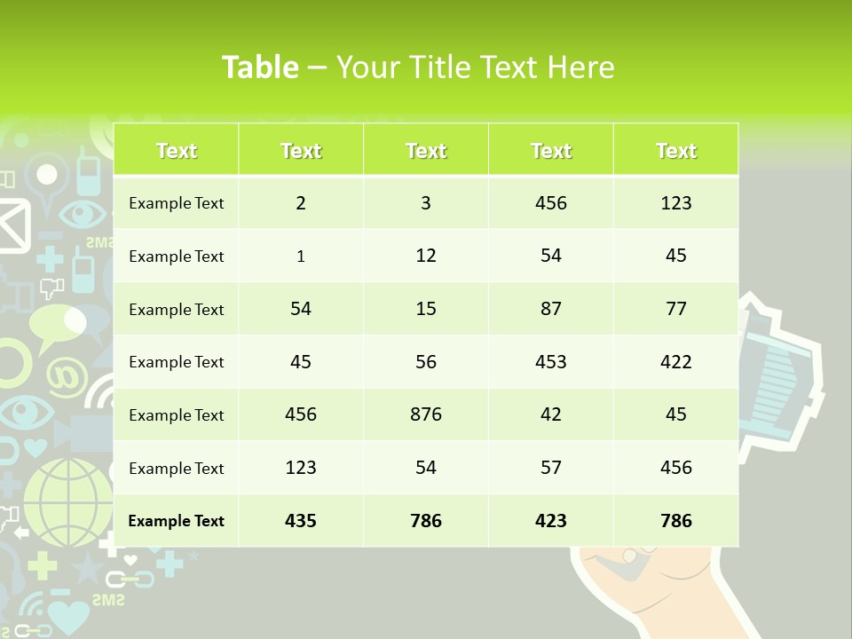 Figure People Concept PowerPoint Template