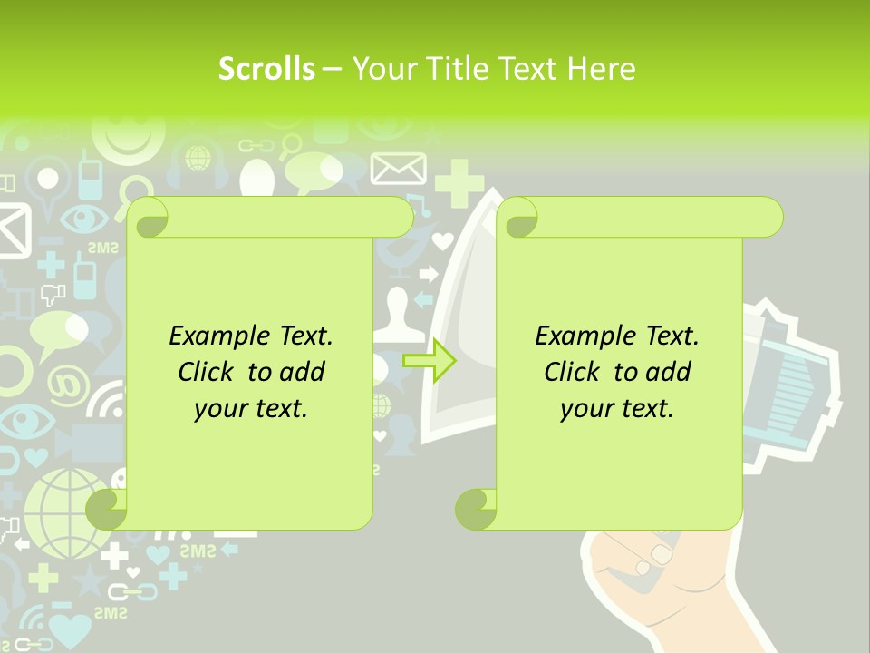Figure People Concept PowerPoint Template