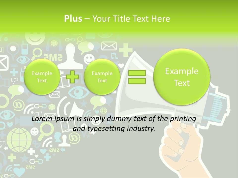 Figure People Concept PowerPoint Template
