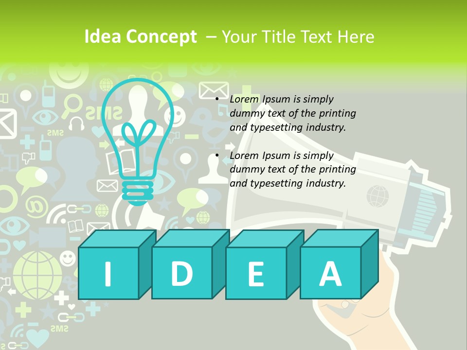 Figure People Concept PowerPoint Template