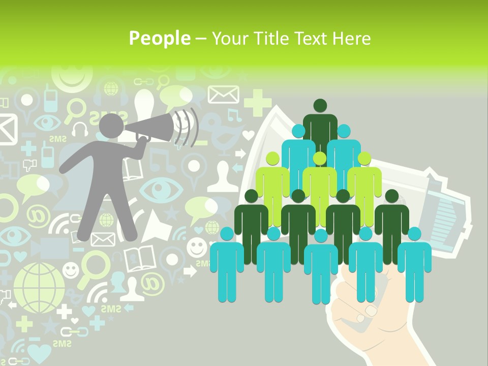 Figure People Concept PowerPoint Template