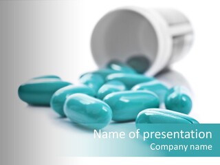 Closeup Health Care Medicinal PowerPoint Template