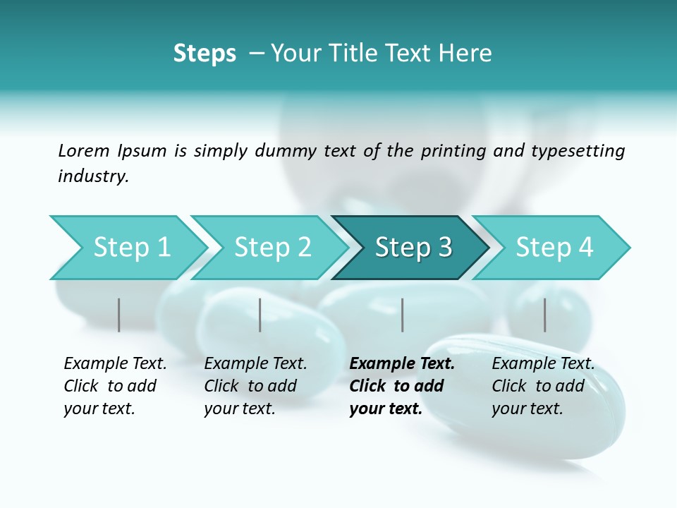 Closeup Health Care Medicinal PowerPoint Template