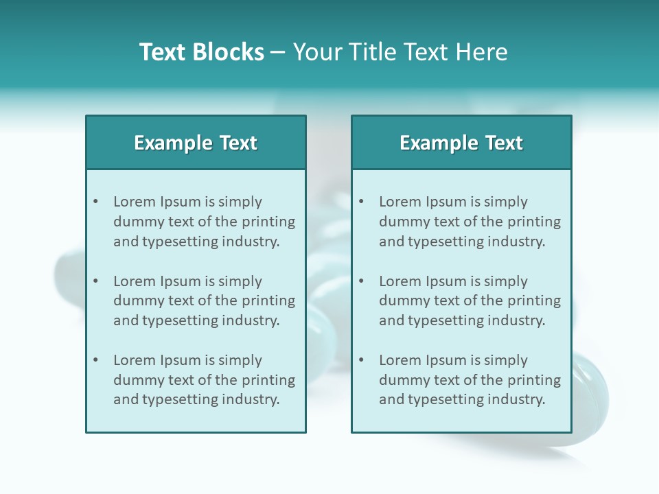 Closeup Health Care Medicinal PowerPoint Template