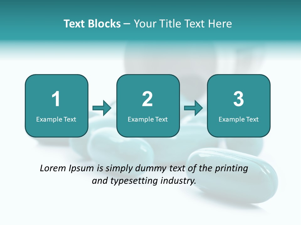 Closeup Health Care Medicinal PowerPoint Template