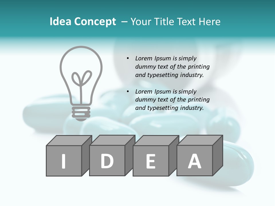 Closeup Health Care Medicinal PowerPoint Template