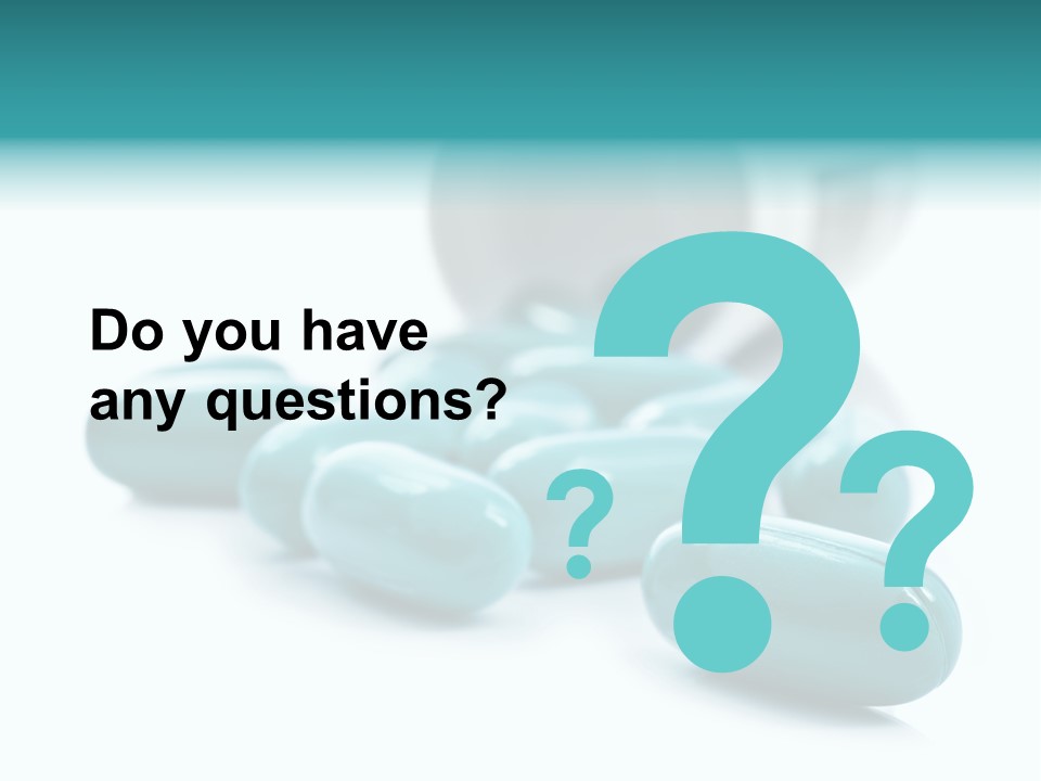 Closeup Health Care Medicinal PowerPoint Template