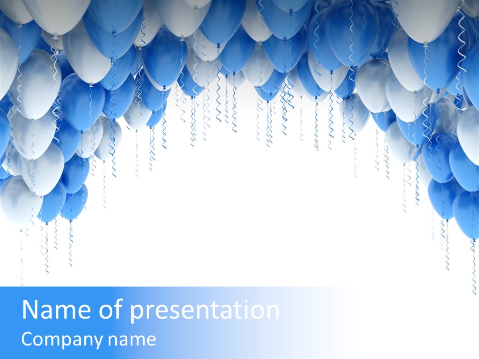 Holiday Rubber Isolated PowerPoint Template