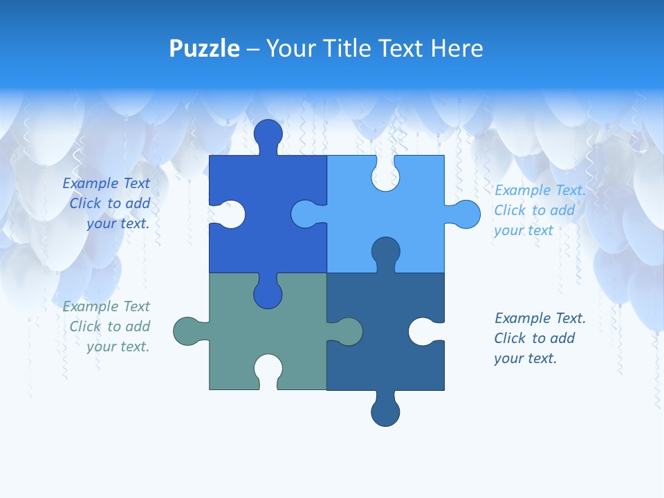 Holiday Rubber Isolated PowerPoint Template