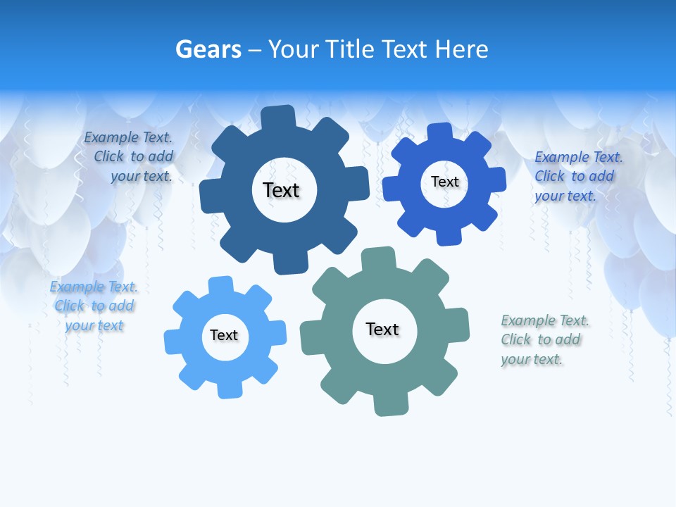 Holiday Rubber Isolated PowerPoint Template