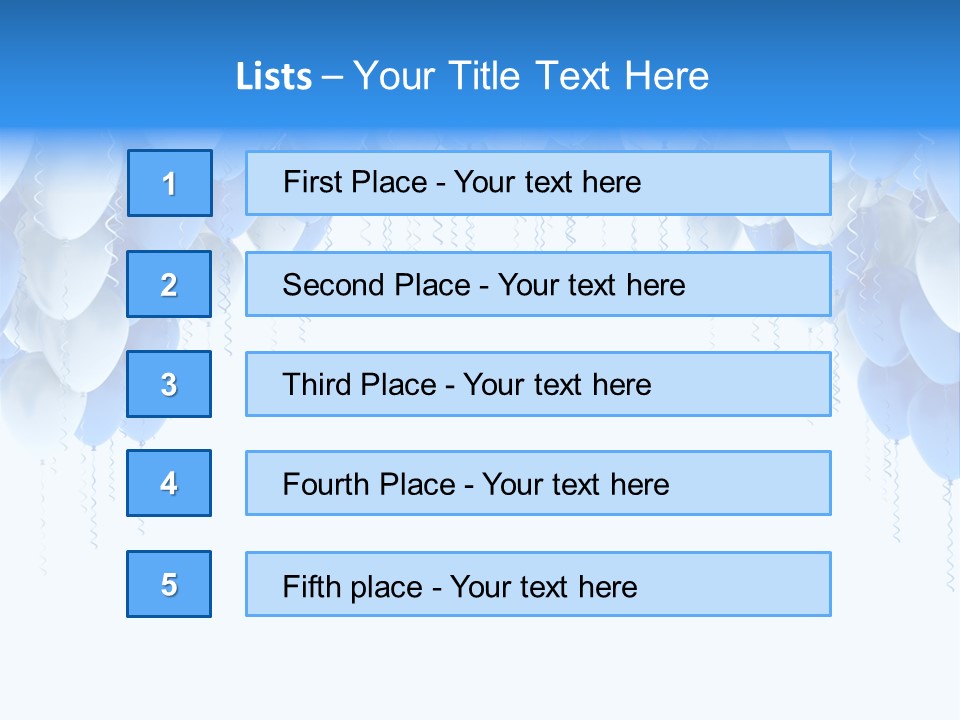 Holiday Rubber Isolated PowerPoint Template