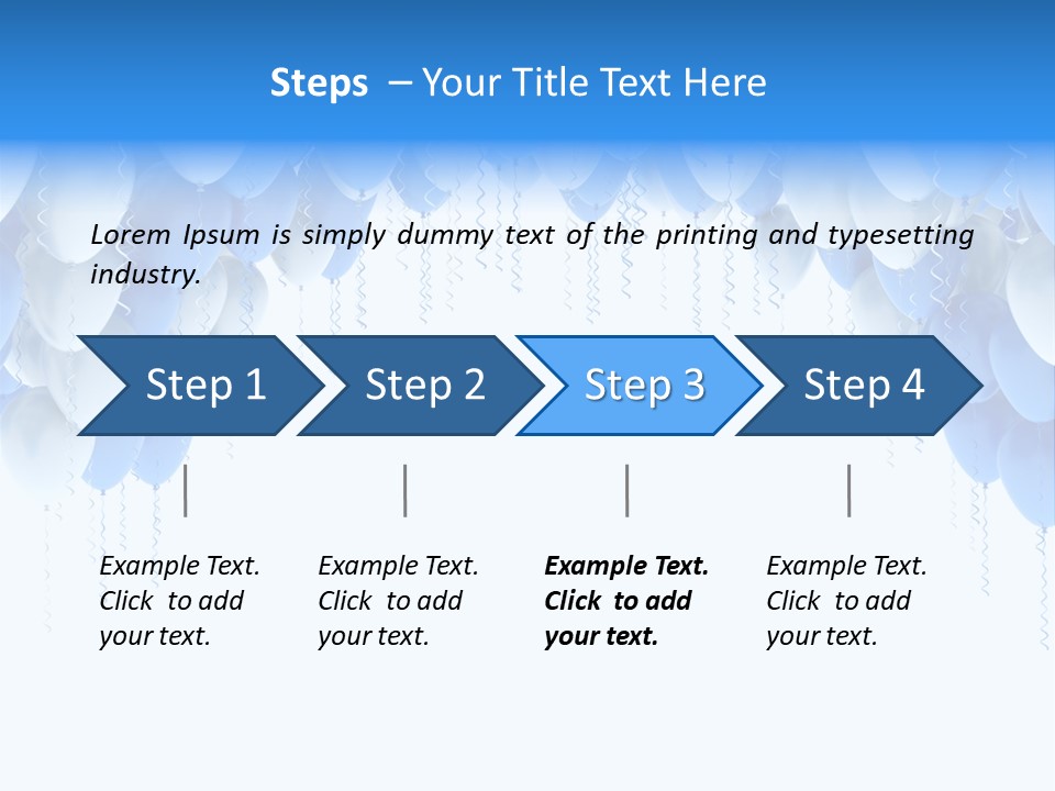 Holiday Rubber Isolated PowerPoint Template