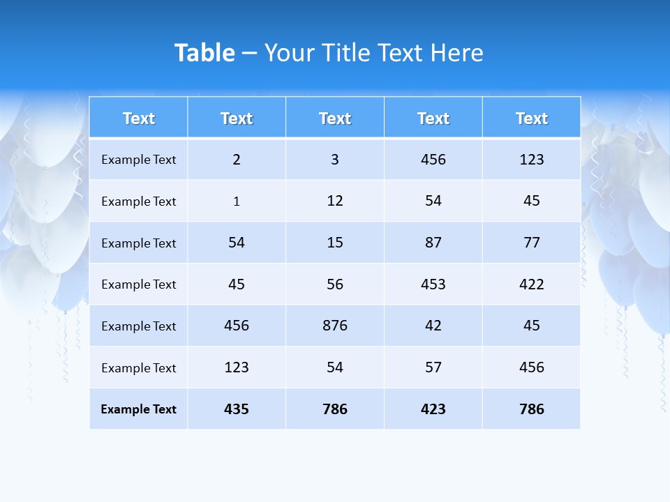 Holiday Rubber Isolated PowerPoint Template