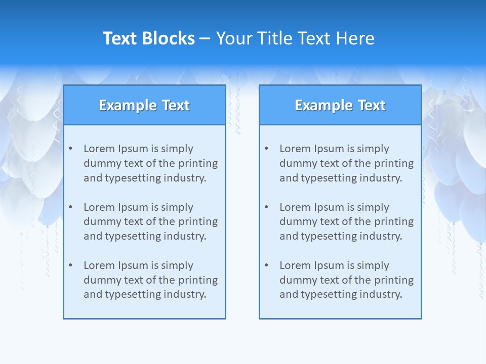 Holiday Rubber Isolated PowerPoint Template