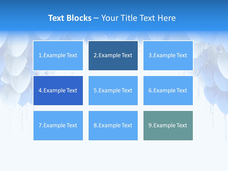 Holiday Rubber Isolated PowerPoint Template