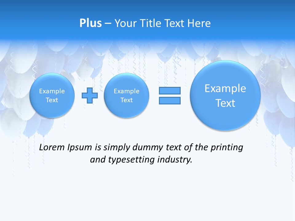 Holiday Rubber Isolated PowerPoint Template