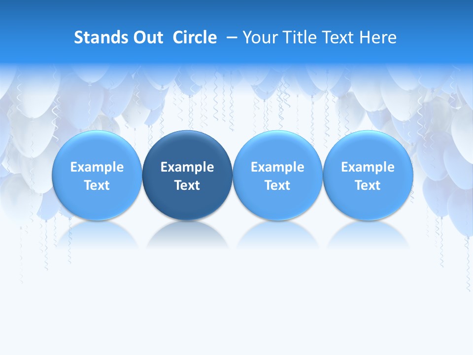 Holiday Rubber Isolated PowerPoint Template