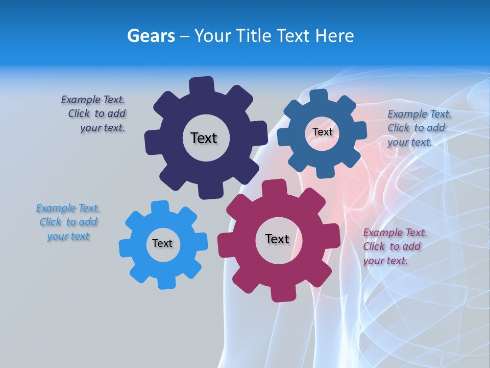 Backache Spinal Chest PowerPoint Template