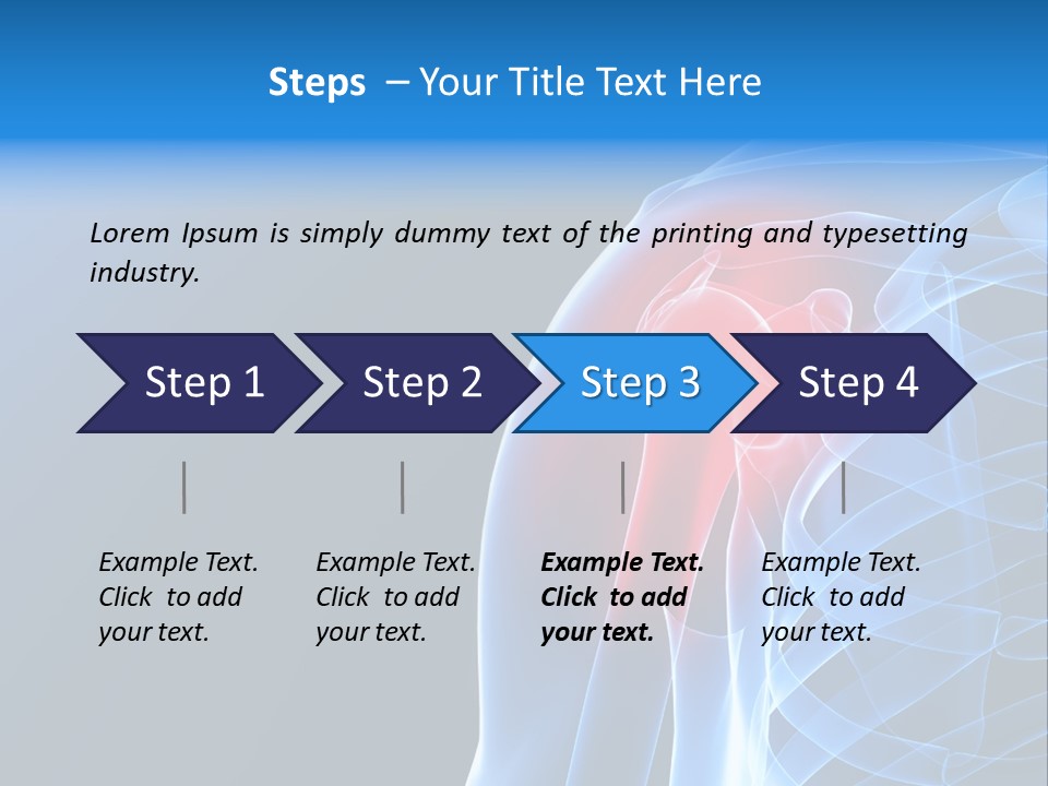Backache Spinal Chest PowerPoint Template
