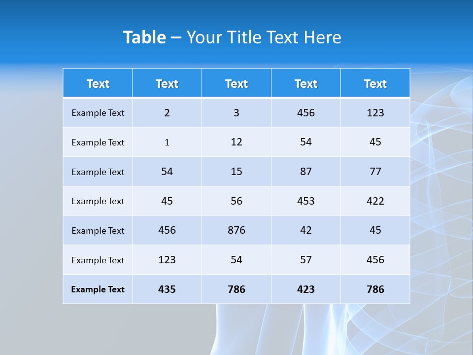 Backache Spinal Chest PowerPoint Template