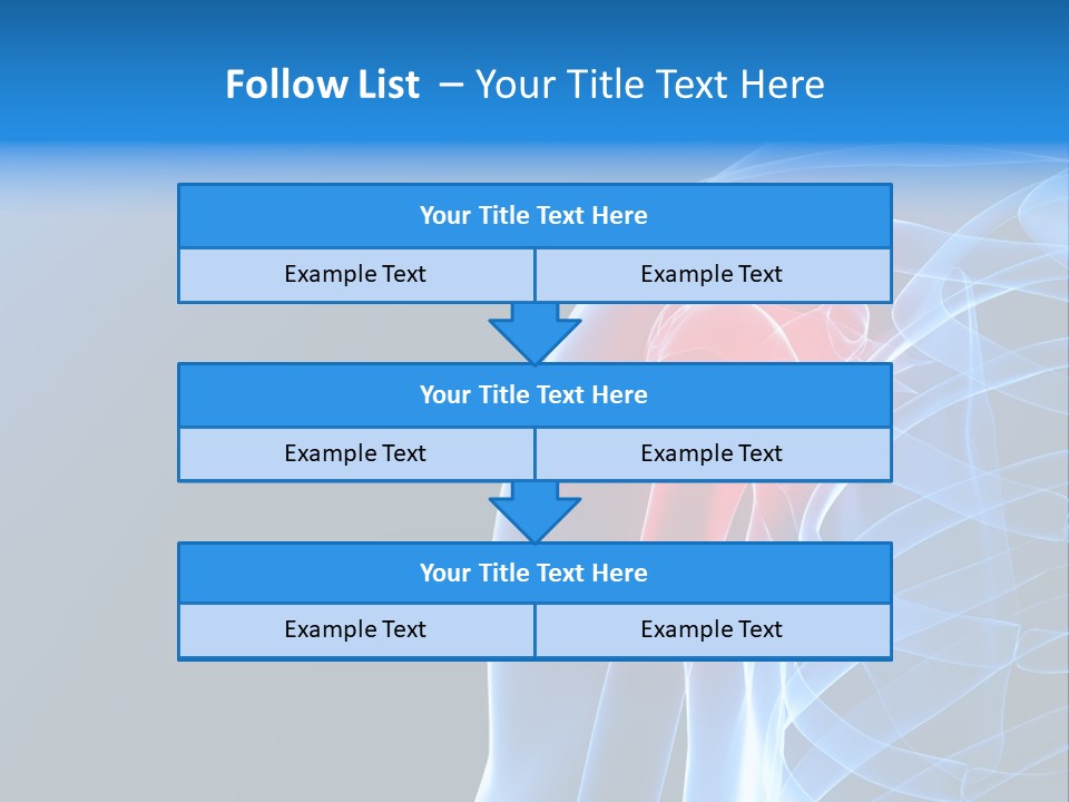 Backache Spinal Chest PowerPoint Template