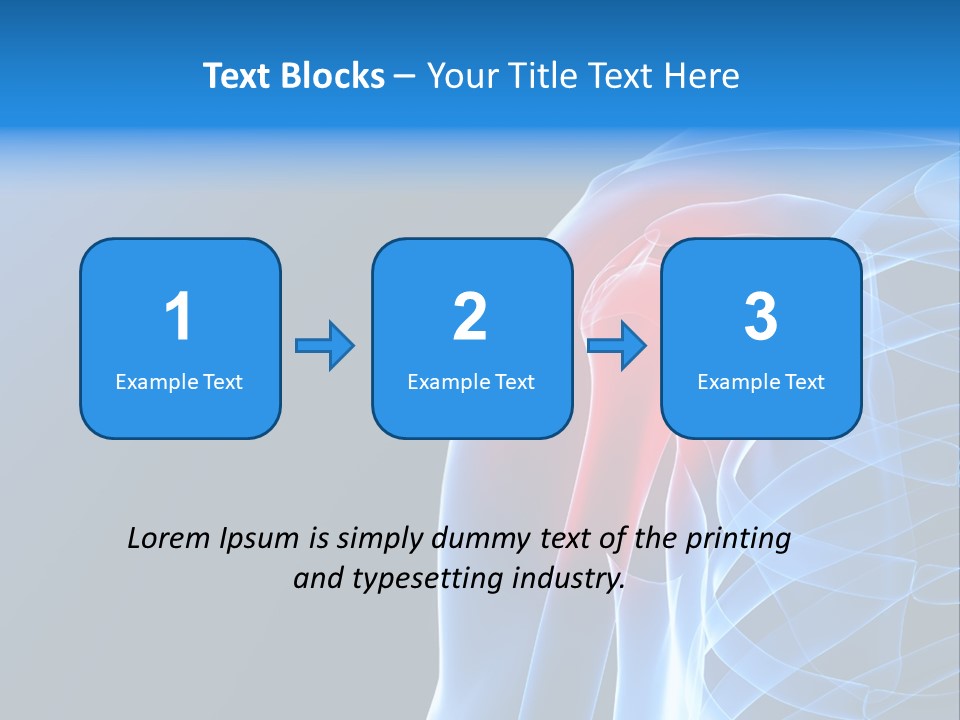 Backache Spinal Chest PowerPoint Template