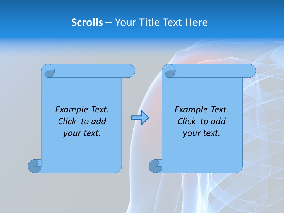 Backache Spinal Chest PowerPoint Template