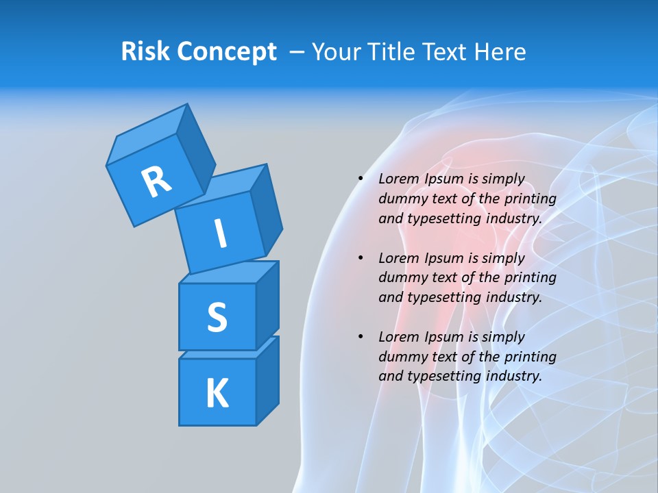 Backache Spinal Chest PowerPoint Template