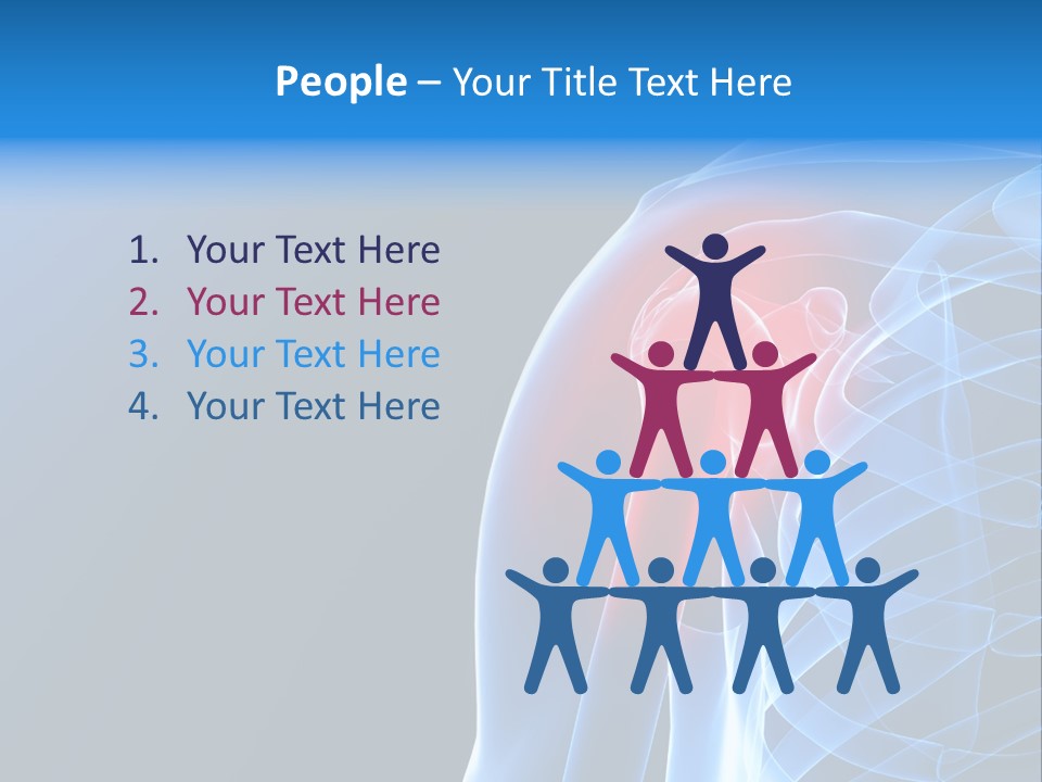 Backache Spinal Chest PowerPoint Template