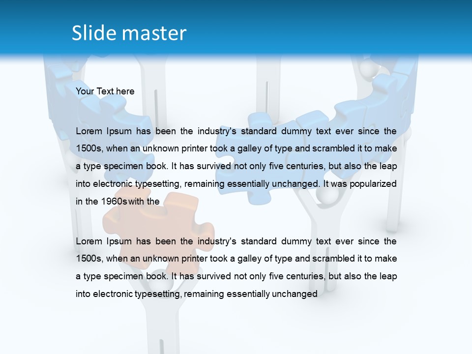 Icon Missing Solution PowerPoint Template