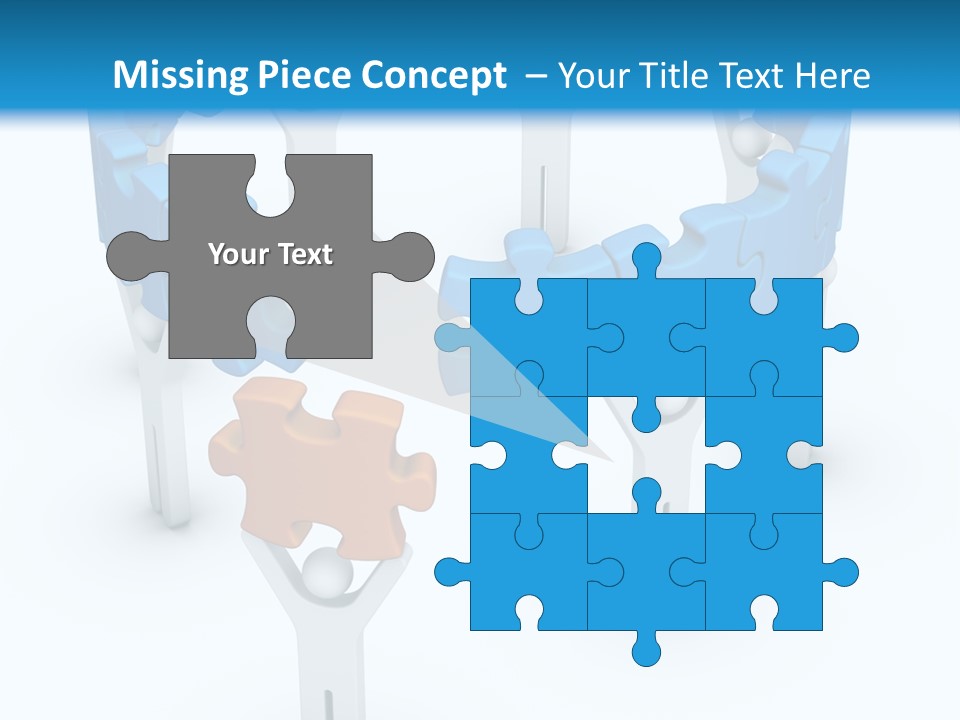 Icon Missing Solution PowerPoint Template
