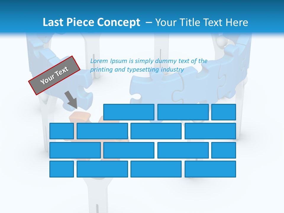 Icon Missing Solution PowerPoint Template