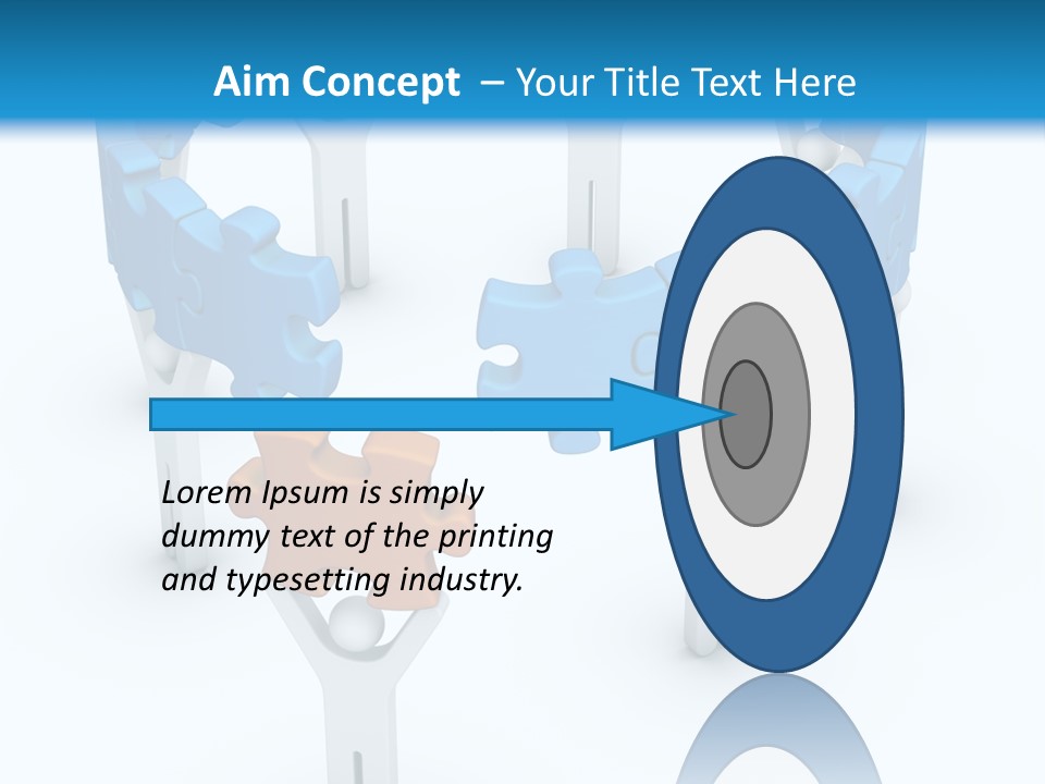Icon Missing Solution PowerPoint Template