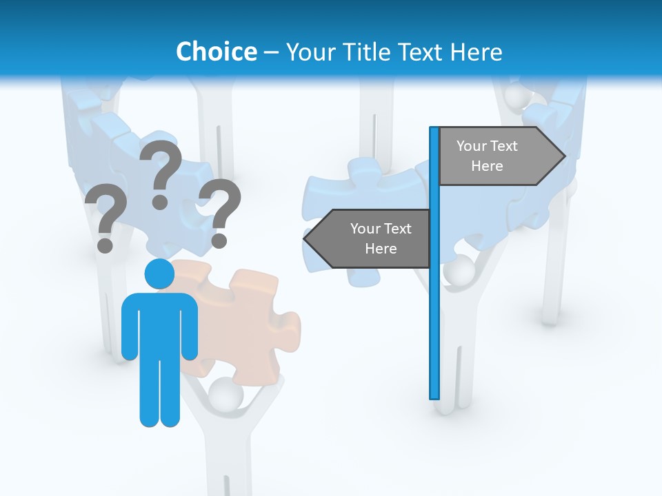 Icon Missing Solution PowerPoint Template