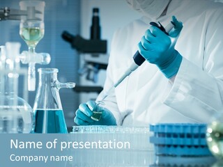 Hospital University Chemist PowerPoint Template