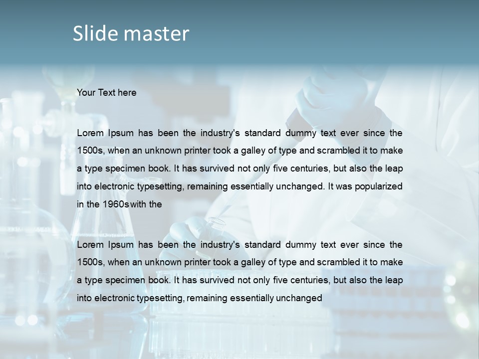 Hospital University Chemist PowerPoint Template