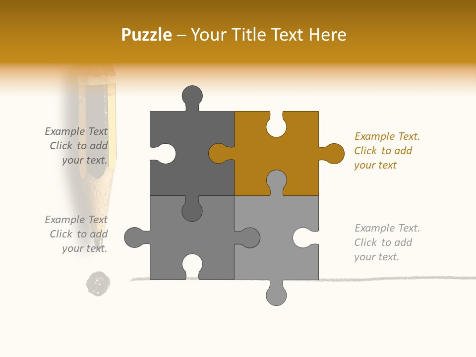 Honor Pen Mark PowerPoint Template