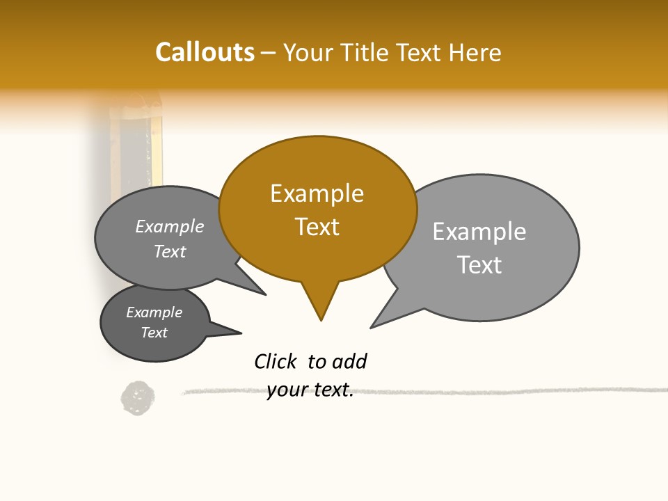 Honor Pen Mark PowerPoint Template