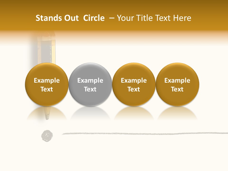 Honor Pen Mark PowerPoint Template