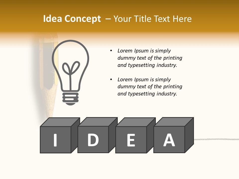 Honor Pen Mark PowerPoint Template